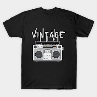 Vintage Music Player T-Shirt